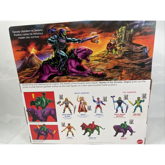 NEW Masters of the Universe Origins PANTHOR Retro Play 2021 MOTU Action Figure - Picture 3 of 3